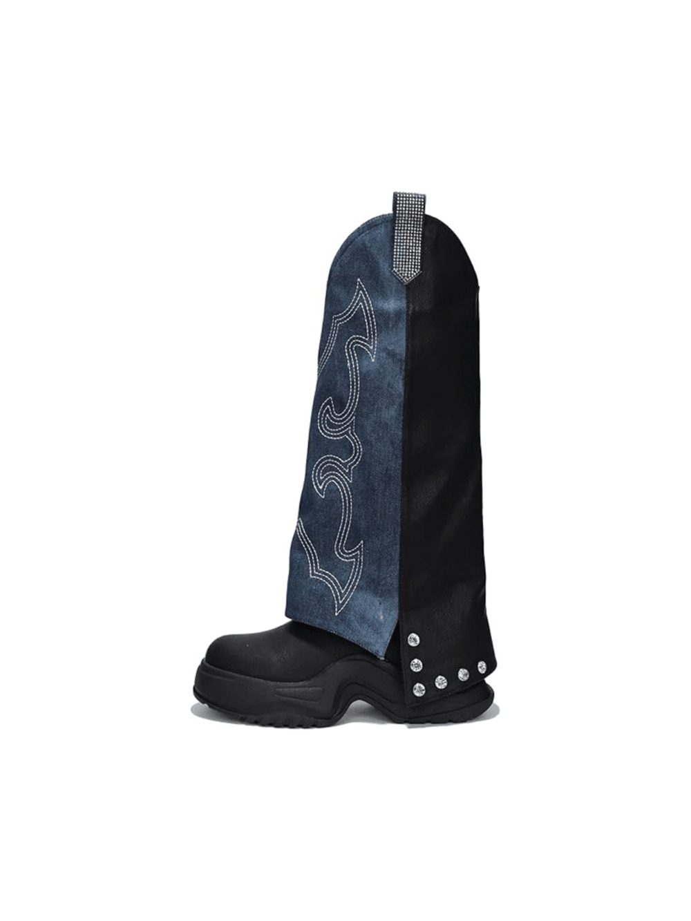 Cape Robbin Sungsu Rhinestone Foldover Boots
